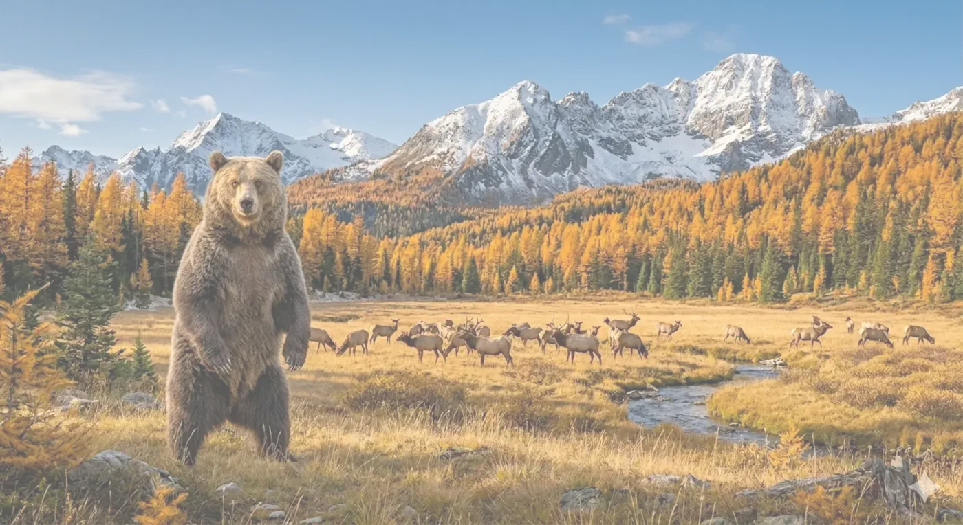 Bear in a Kootenay mountain meadow